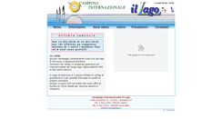 Desktop Screenshot of campingillago.it